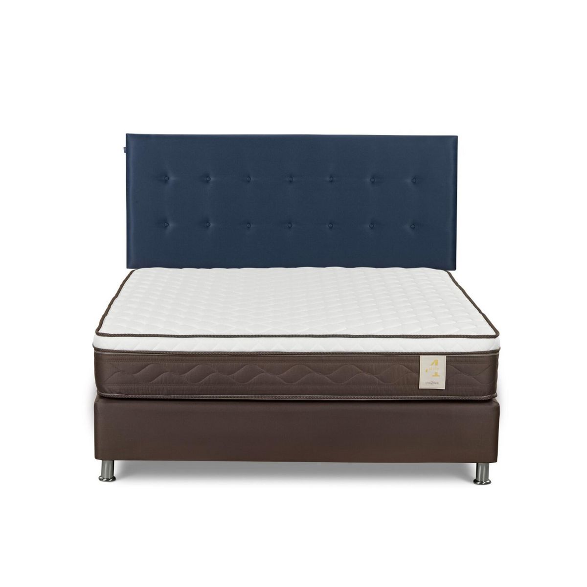 ROSEN - Box Tarima New Style 4 Plus Queen + Cabecera West