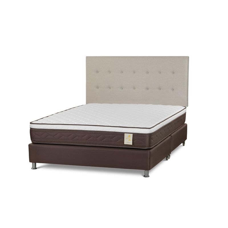 ROSEN - Box Tarima New Style 4 Plus Queen + Cabecera West