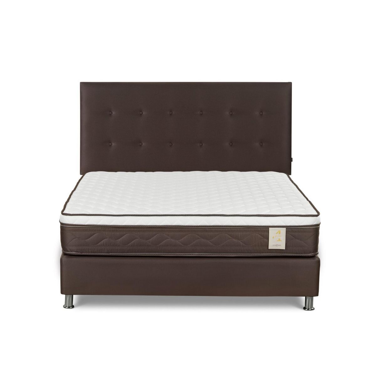 ROSEN - Box Tarima New Style 4 Plus Queen + Cabecera West