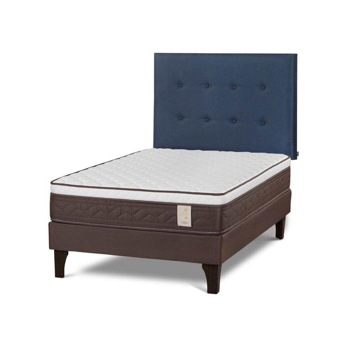 ROSEN - Cama Europea New Style 4 Plus 1.5 Plazas + Cabecera West