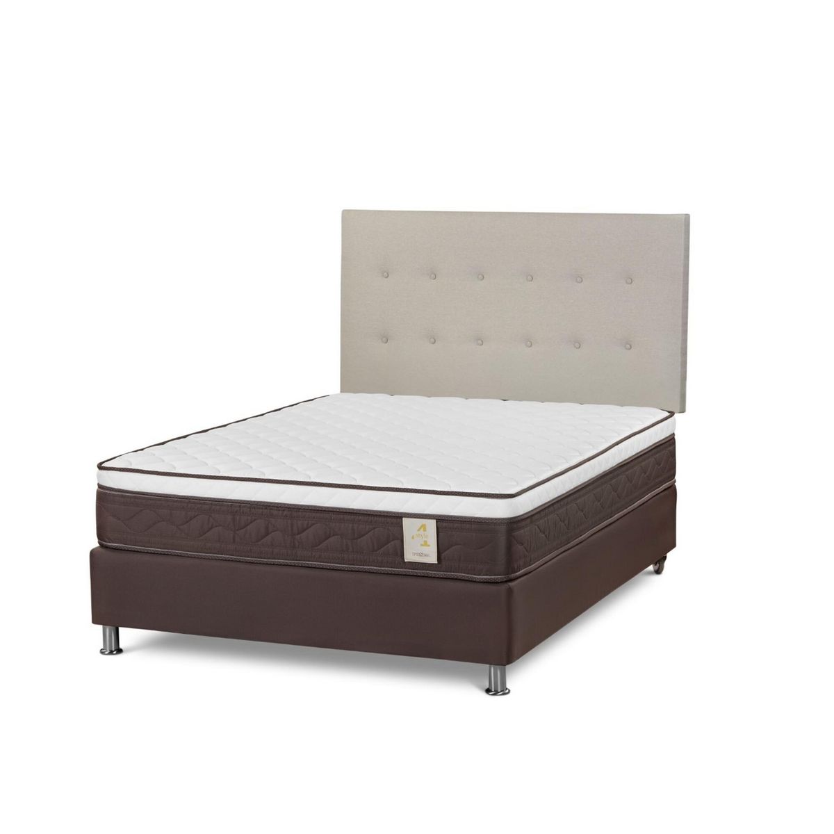 ROSEN - Box Tarima New Style 4 Plus 2 Plazas + Cabecera West