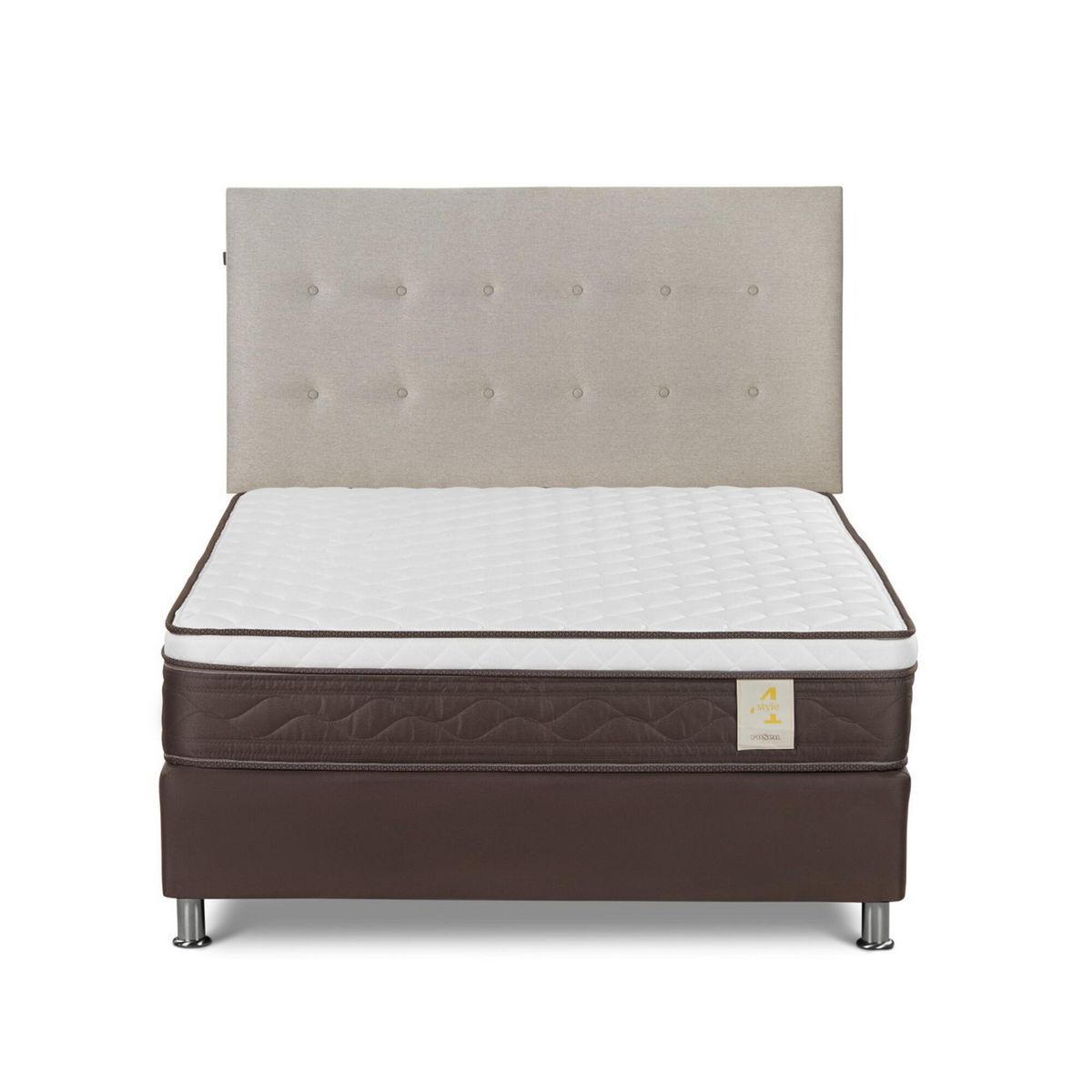 ROSEN - Box Tarima New Style 4 Plus 2 Plazas + Cabecera West