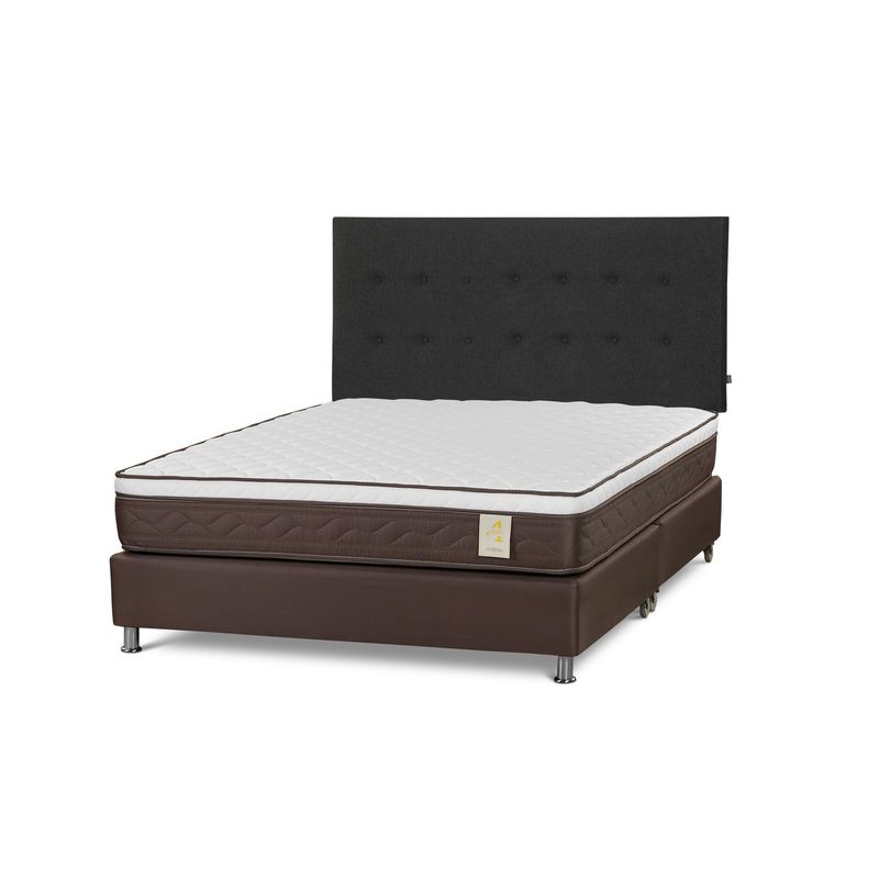 ROSEN - Box Tarima New Style 4 Plus Queen + Cabecera West