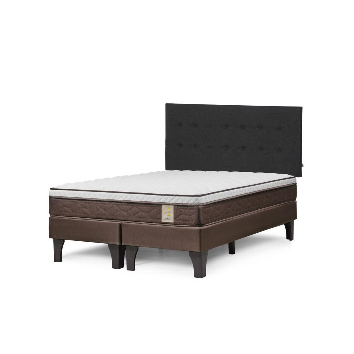 ROSEN - Cama Europea New Style 4 Plus King + Cabecera West