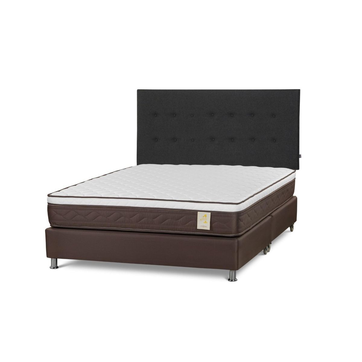 ROSEN - Box Tarima New Style 4 Plus King + Cabecera West