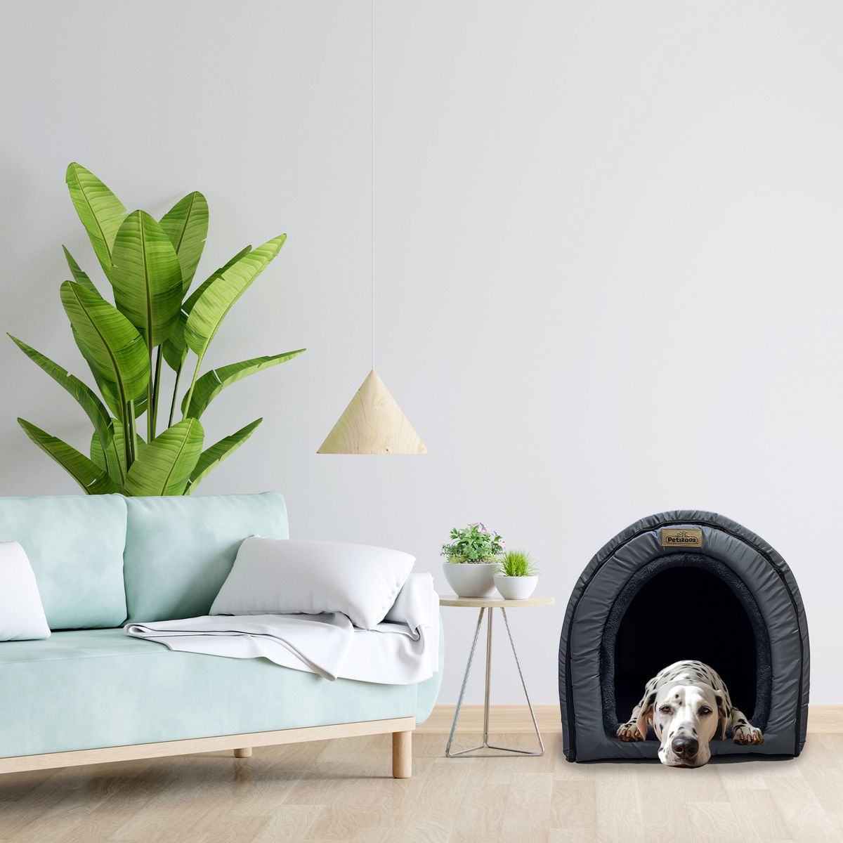 PETIZOOS - Casa Cueva de Felpa para Perro 75x83x110cm