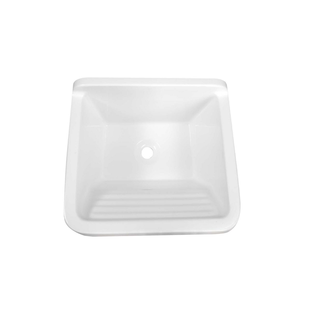 SENSI DACQUA - Lavadero de Ropa Premium de Fibra de Vidrio Una Poza 45x40x33cm