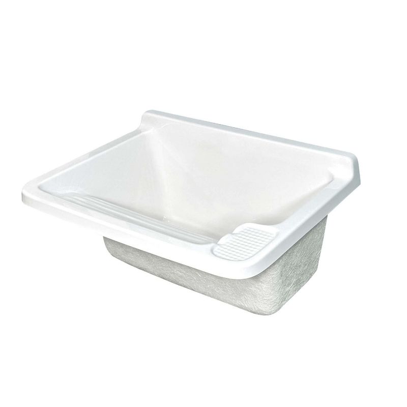 SENSI DACQUA - Lavadero de Fibra de Vidrio Una Poza 60x46x31cm