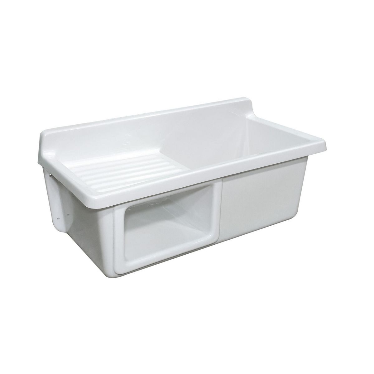 Lavadero de Ropa Multiuso Premium de Fibra de Vidrio Una Poza 80x40x34.5cm, marca SENSI DACQUA - Foto 2
