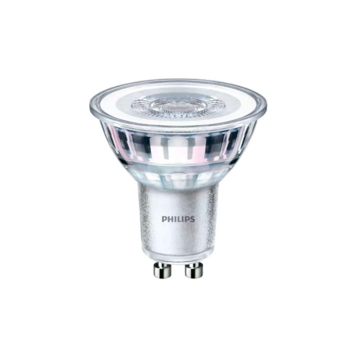 PHILIPS - Pack x2 Foco Dicroico LED GU10 4.6W Luz Cálida