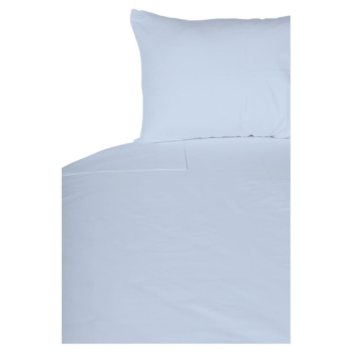 JUST HOME COLLECTION - Sábana 144 Hilos 2 Plazas Celeste