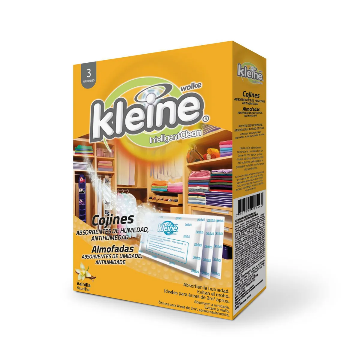 KLEINE WOLKE - Deshumidificador Vainilla 3x50gr