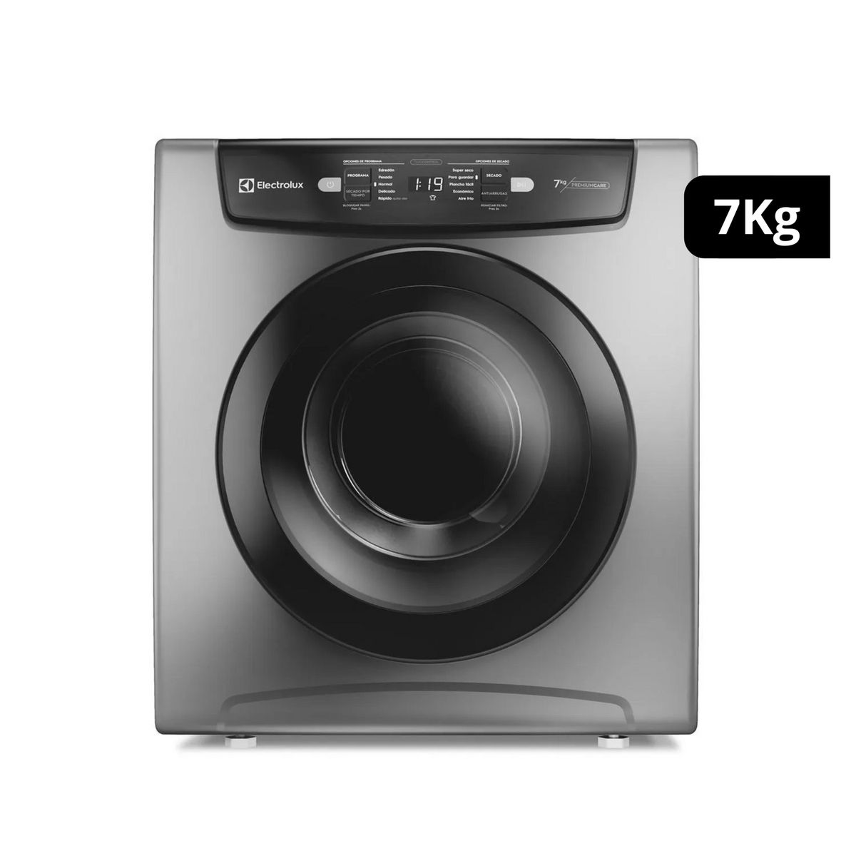 Electrolux - Secadora de Ropa Pared y Piso EDEJ07D2JSYG 7Kg Gris Electrolux