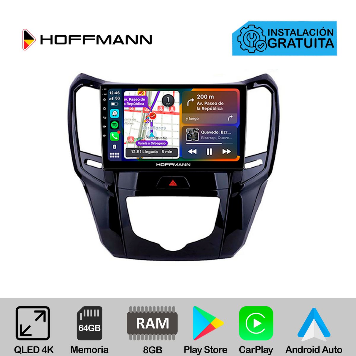 HOFFMANN - Autoradio Hoffmann CarPlay & Android Great Wall M4 2014 - 2021