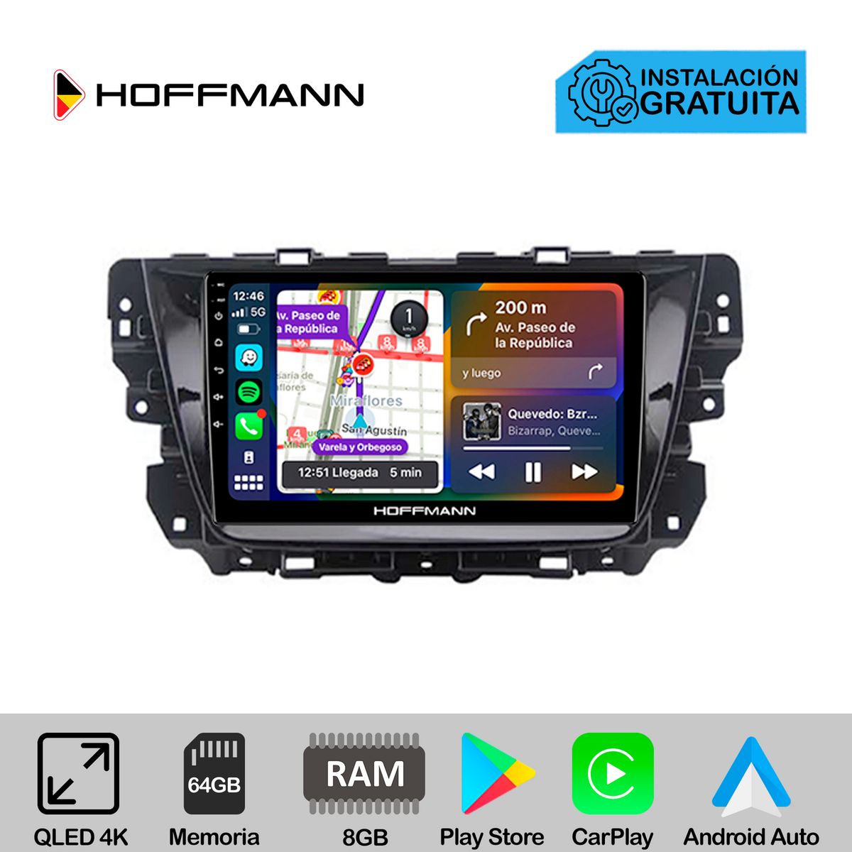 HOFFMANN - Autoradio Hoffmann CarPlay & Android MG GS 2018 - 2021
