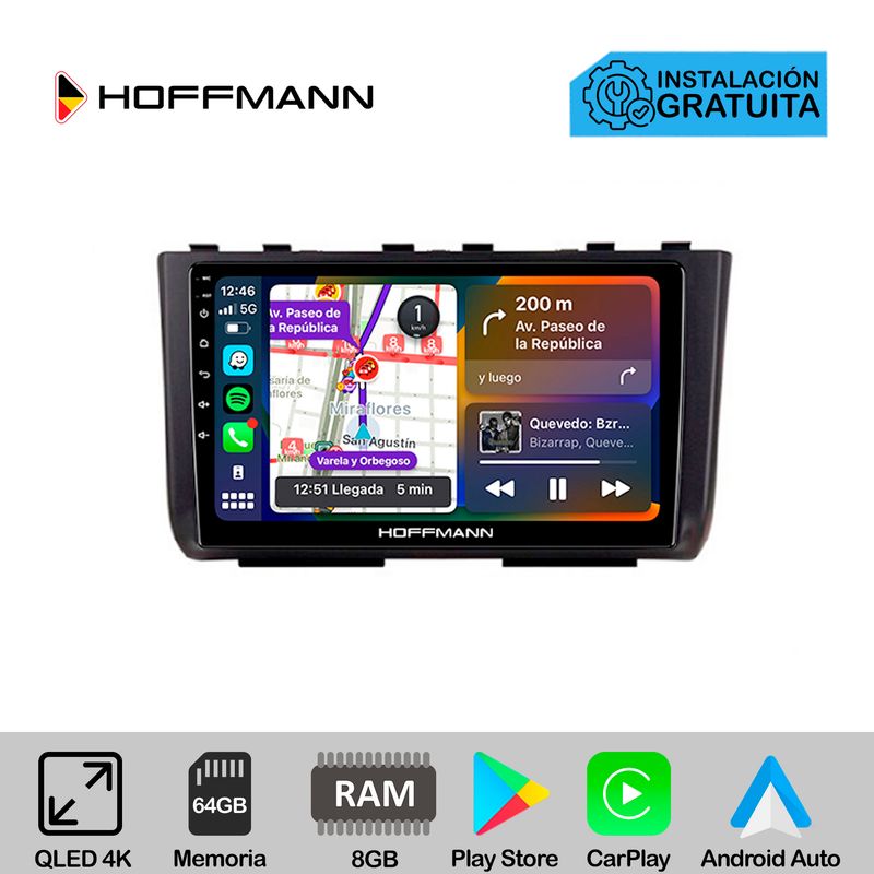 HOFFMANN - Autoradio Hoffmann CarPlay & Android Hyundai Creta 2021 - 2022