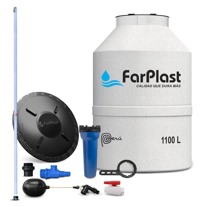 FAS - Tanque de agua Marmol FARPLAST 1100 L