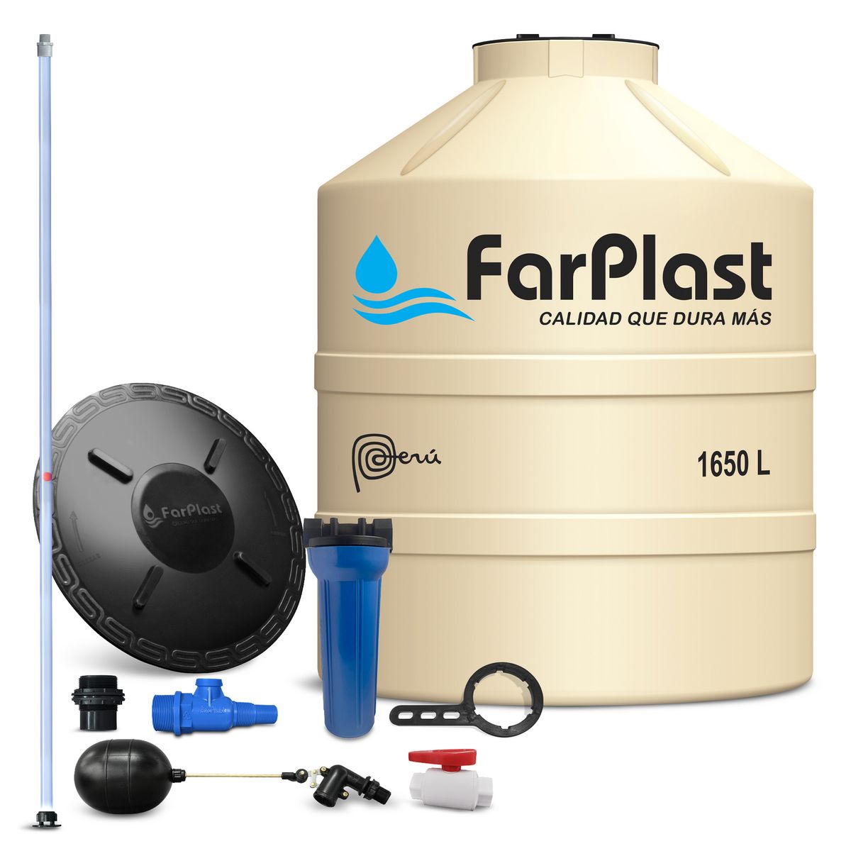 FAS - Tanque de agua Arena FARPLAST 1650 L