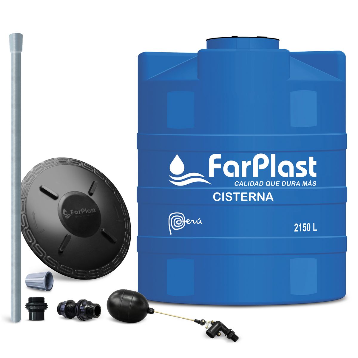 FAS - Cisterna de 2150 litros color azul