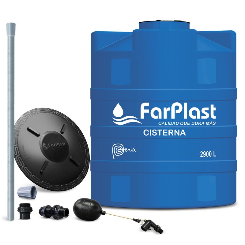 FAS - Cisterna de 2900 litros color Azul