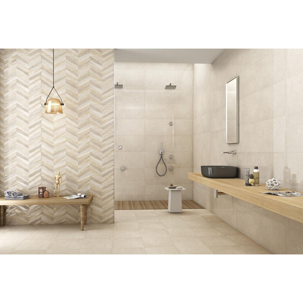 KLIPEN - Cerámica Beige Decorado 30x90cm 1.08 m2 Island