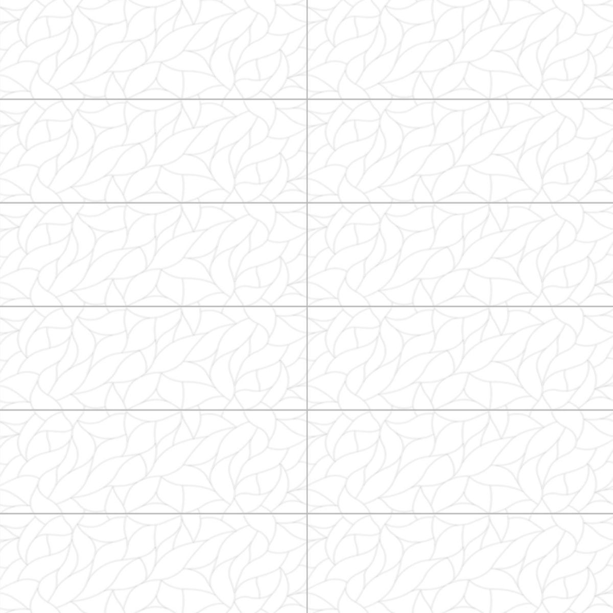 KLIPEN - Cerámica Blanco Decorado 30x90cm 1.08 m2 Satin