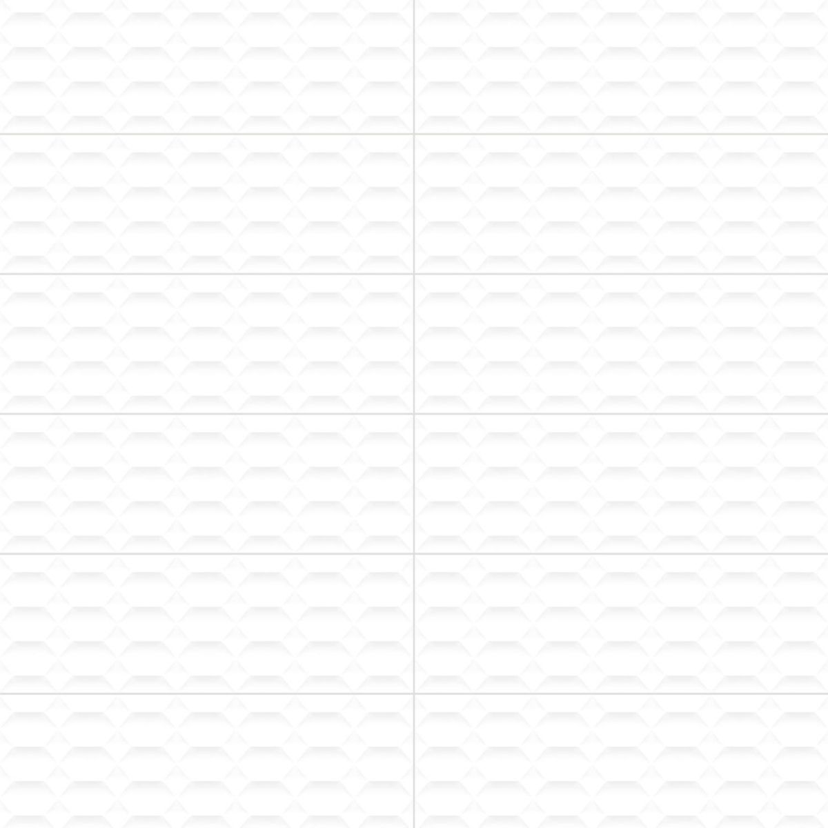 KLIPEN - Cerámica Blanco Decorado 30x90cm 1.08 m2 Satin