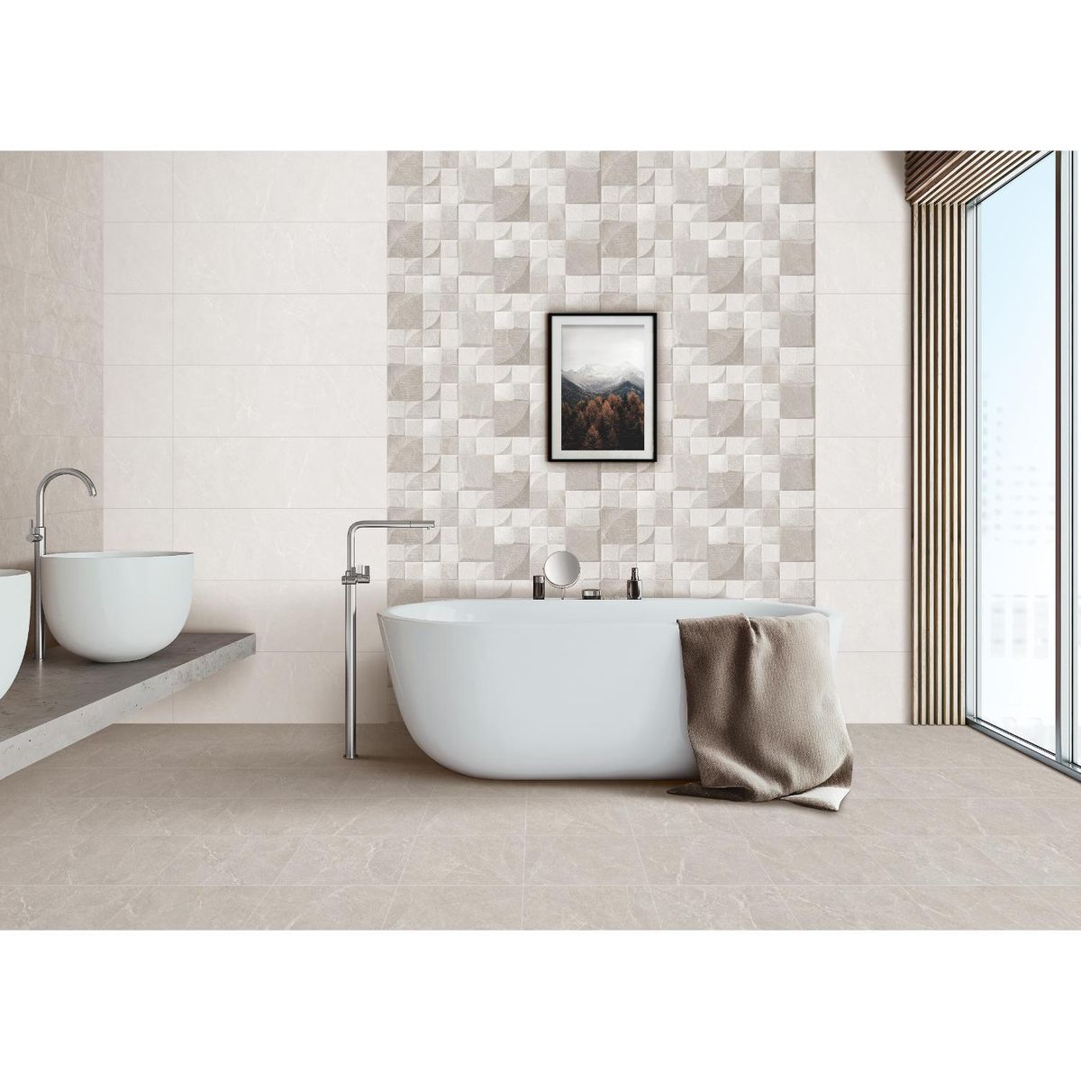 KLIPEN - Cerámica Gris Decorado 30x90cm 1.08 m2 Sintra