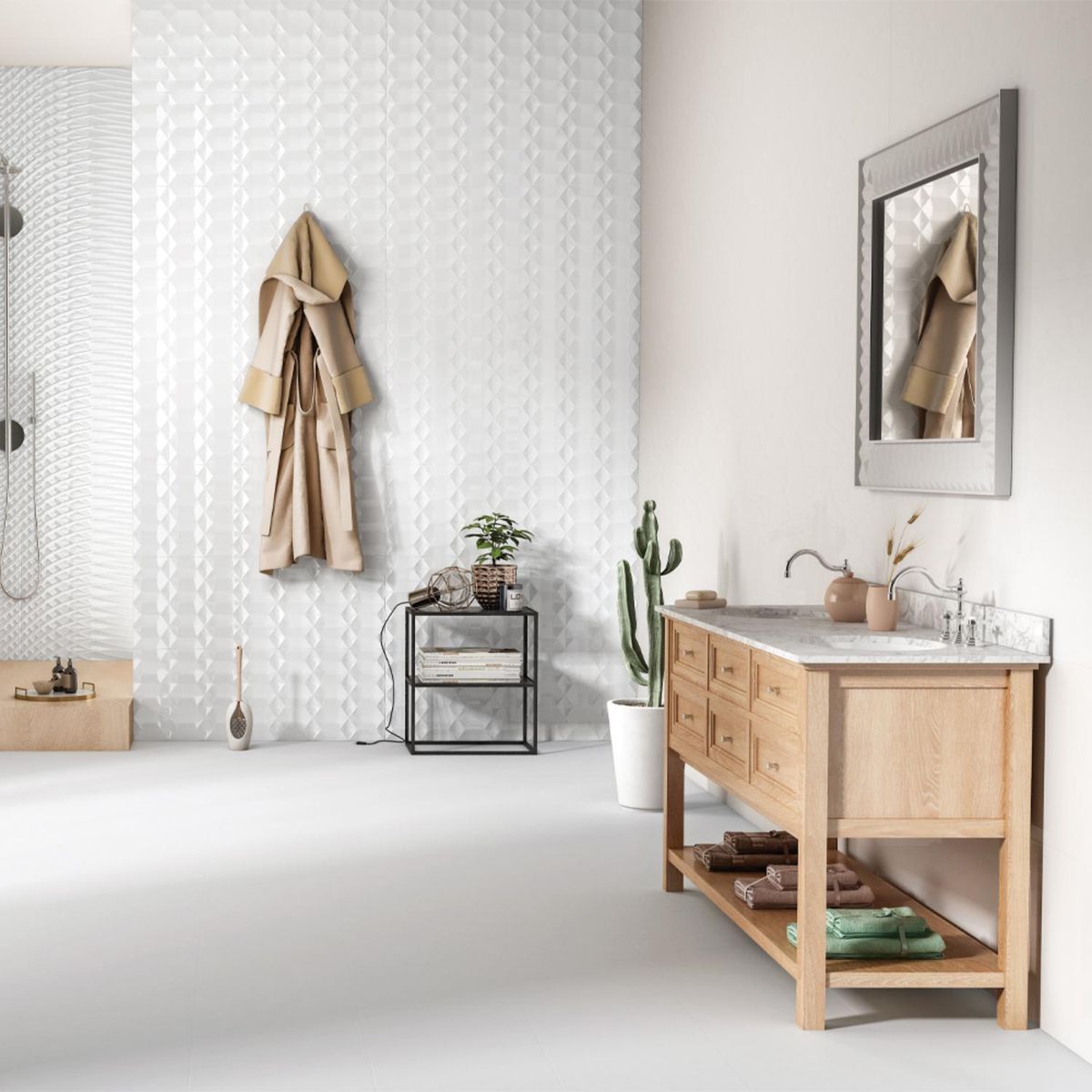 KLIPEN - Cerámica Blanco Decorado 30x90cm 1.08 m2 Polar