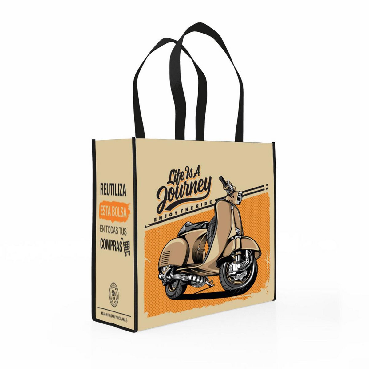 UNIBAG - Bolsa Reutilizable Laminada Moto