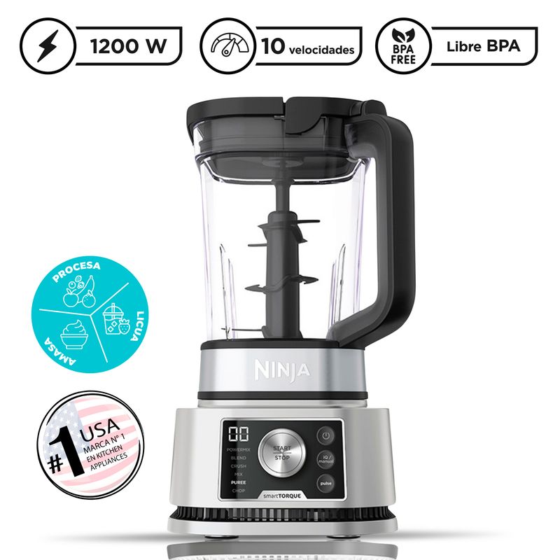 NINJA - Licuadora 3 en 1 CB350EU 1200W Ninja