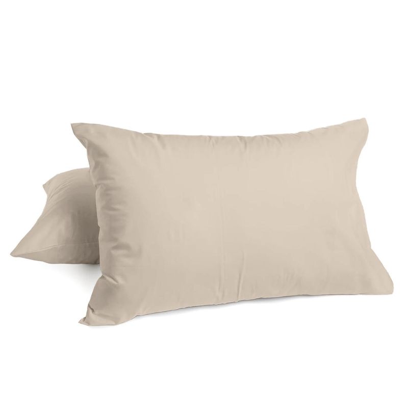 JUST HOME COLLECTION - Set 2 Fundas Standard Beige
