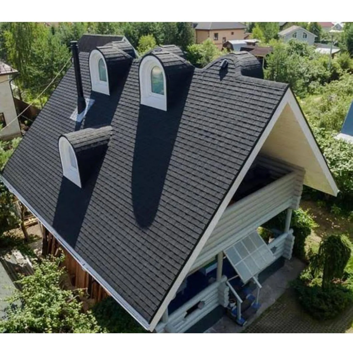 MATHIESEN - Teja Asfáltica Mathiesen Negra 0.33x0.9x1m