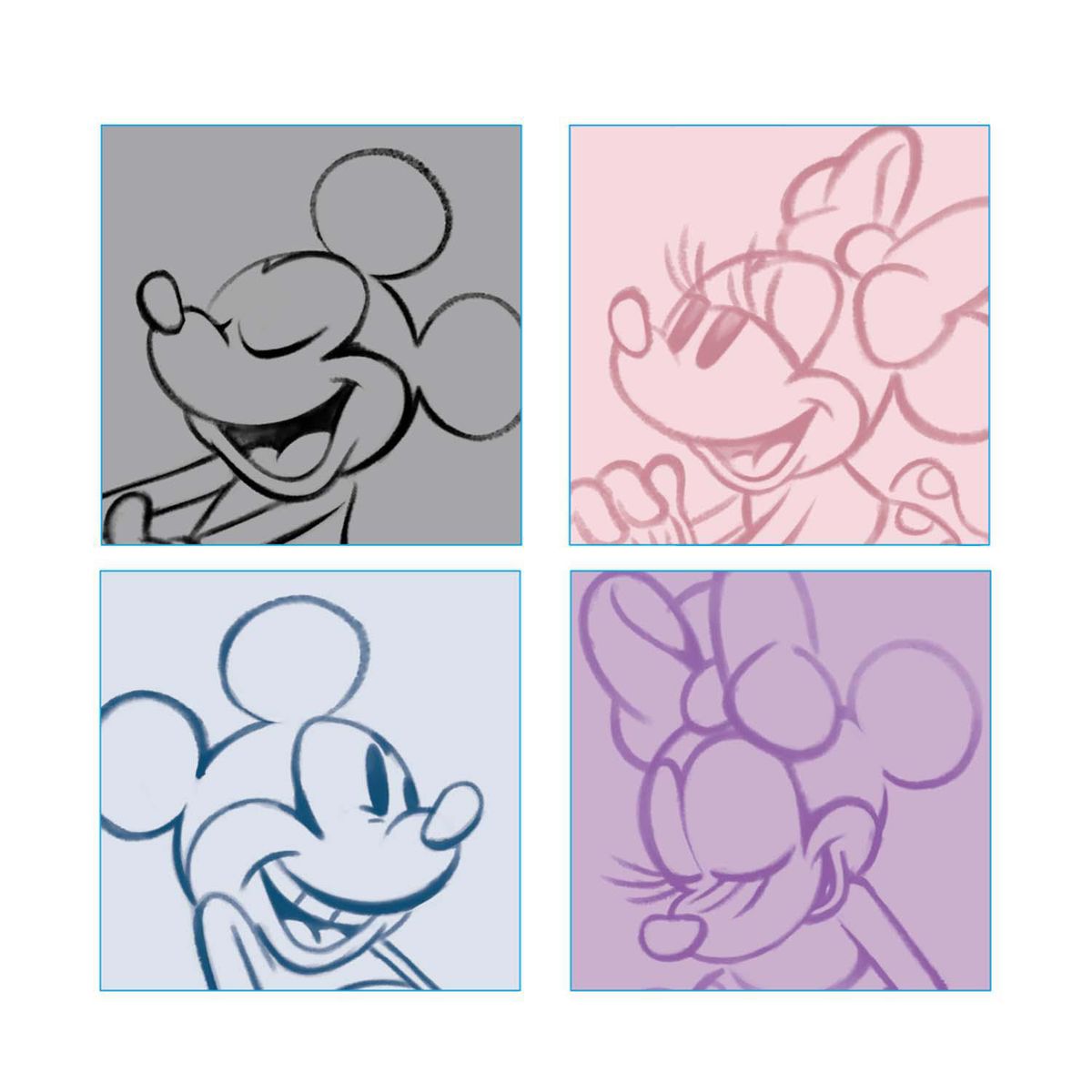 DISNEY - Set 4 Posavasos Disney