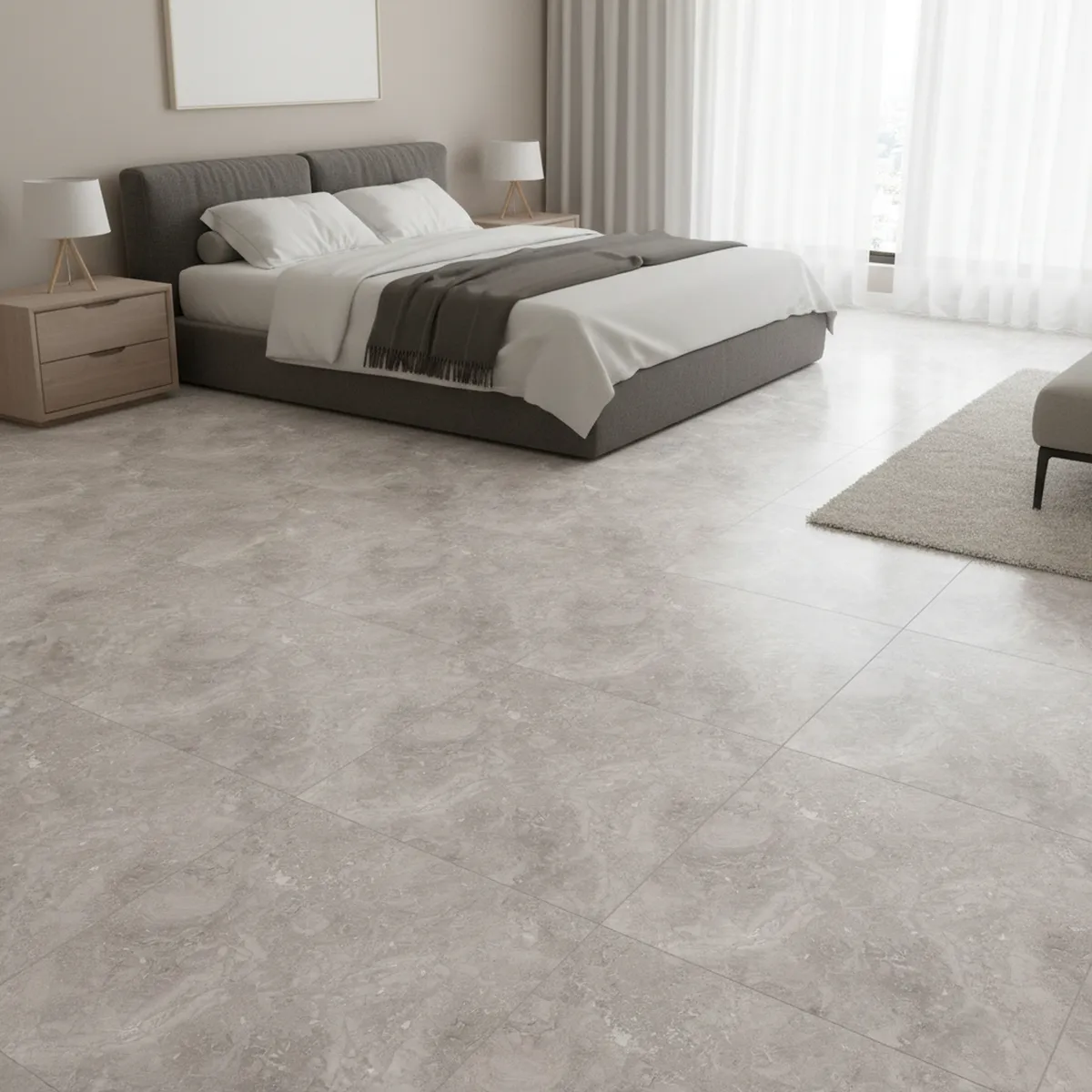 Cerámica Gris 60x60 Marmoladas Brillante 1.80 m2, marca CELIMA - Foto Principal