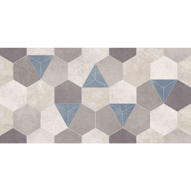 CELIMA - Cerámica Gris Decorado 30X60cm 2.18m2 Wallconcret Gris
