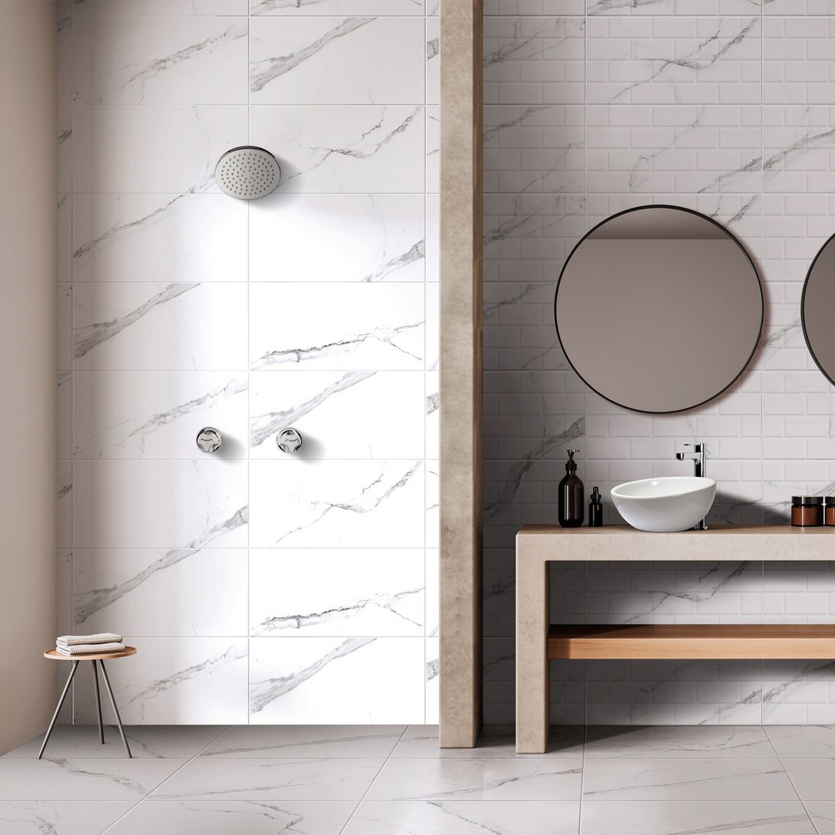 CELIMA - Cerámica Blanco Liso 30x60cm 1.80 m2 Treviso New