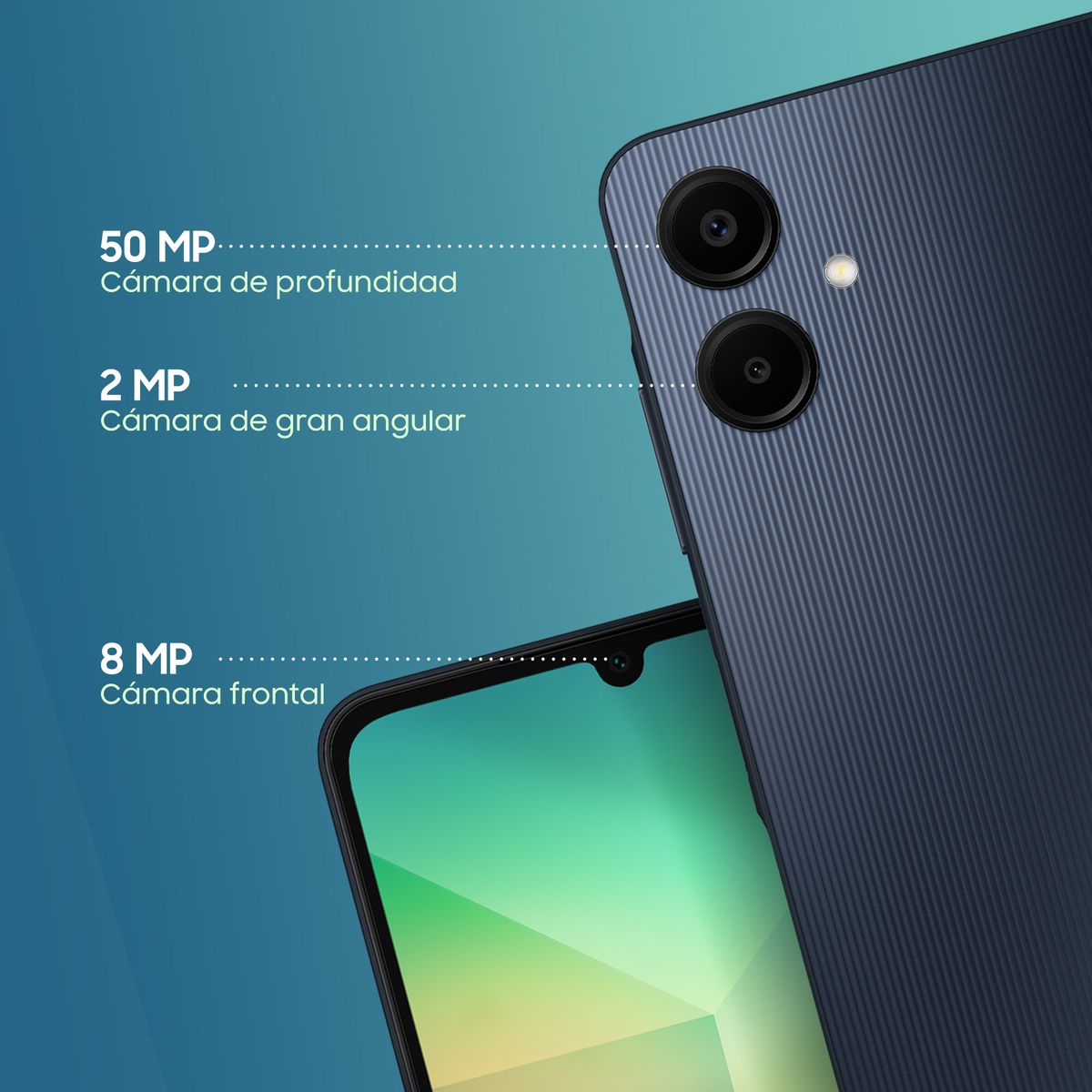 SAMSUNG - Galaxy A06 4G 64Gb Black