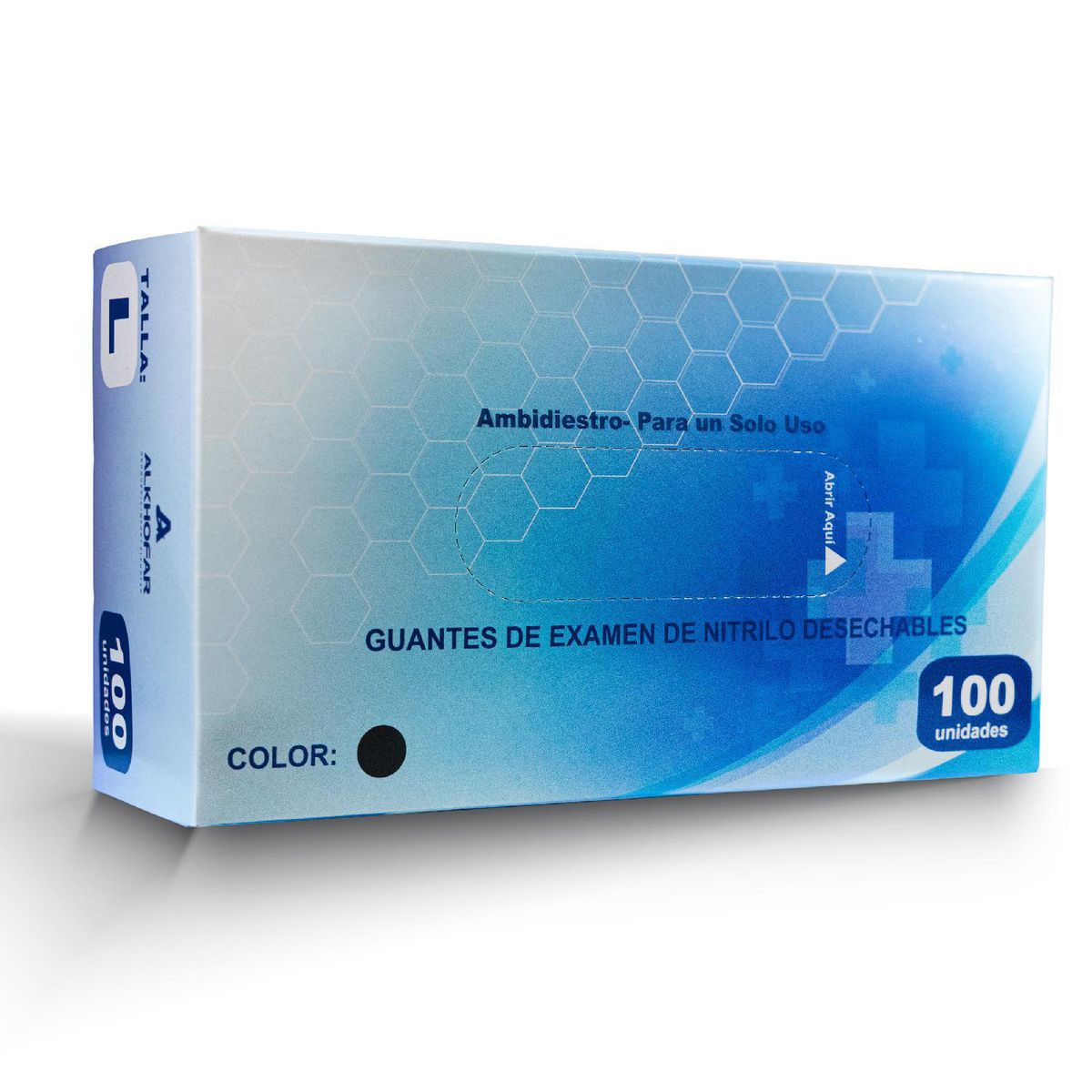 ALKOFARMA - Guantes De Nitrilo Alkhofar L