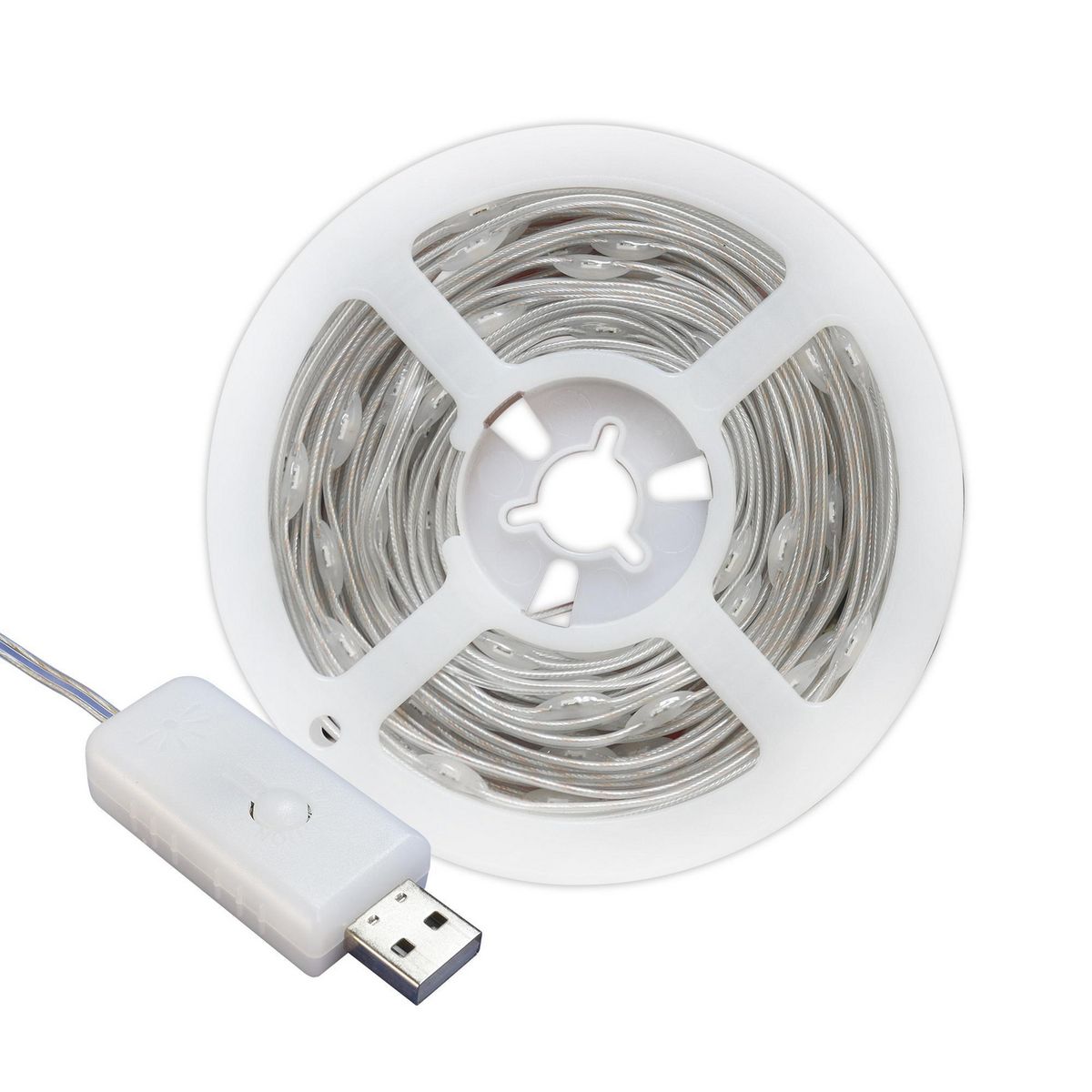 OPALUX - Tira Led 100 USB Azul 10m