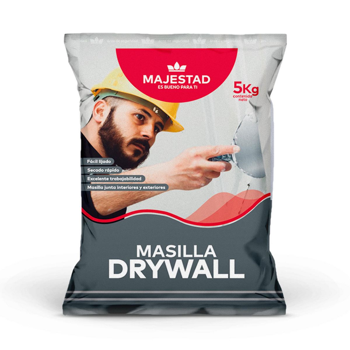 MAJESTAD - Masilla Para Drywall Majestad 5 Kg