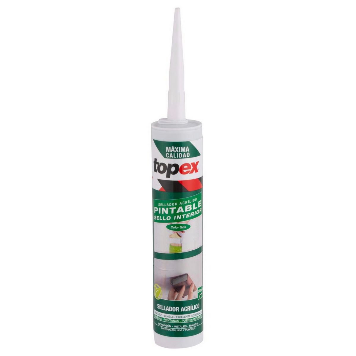 TOPEX - Sellador Acrílico Topex Gris X 300 Ml