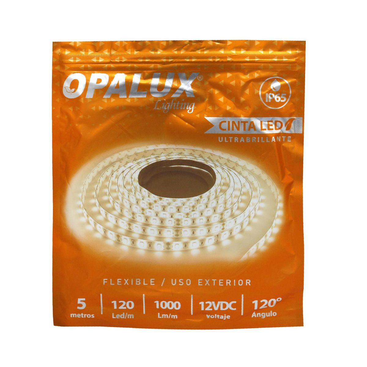 OPALUX - Tira LED Silicona 7000K 120LED 5m