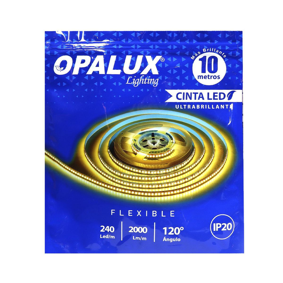 OPALUX - Tira LED 4000K 240LED 24V 10M