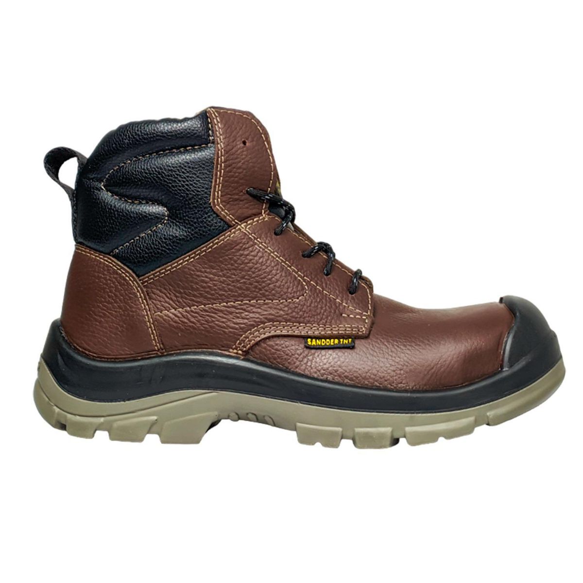 SANDDER TNT - Zapatos de Seguridad Dielétricos Unisex SS52D-606 Ghunter Marrón