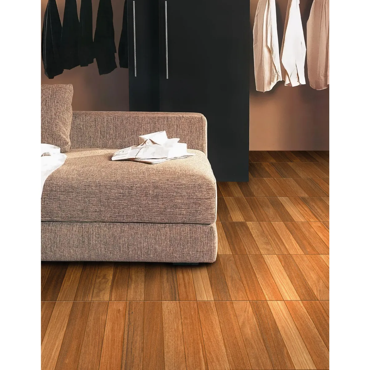 SAN LORENZO - Ceramica Marrón Maderado 45x45cm 2.08m2