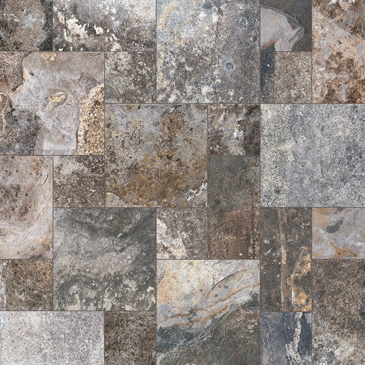 SAN LORENZO - Cerámica Gris Rustico 60X60cm 1.48m2 Swing