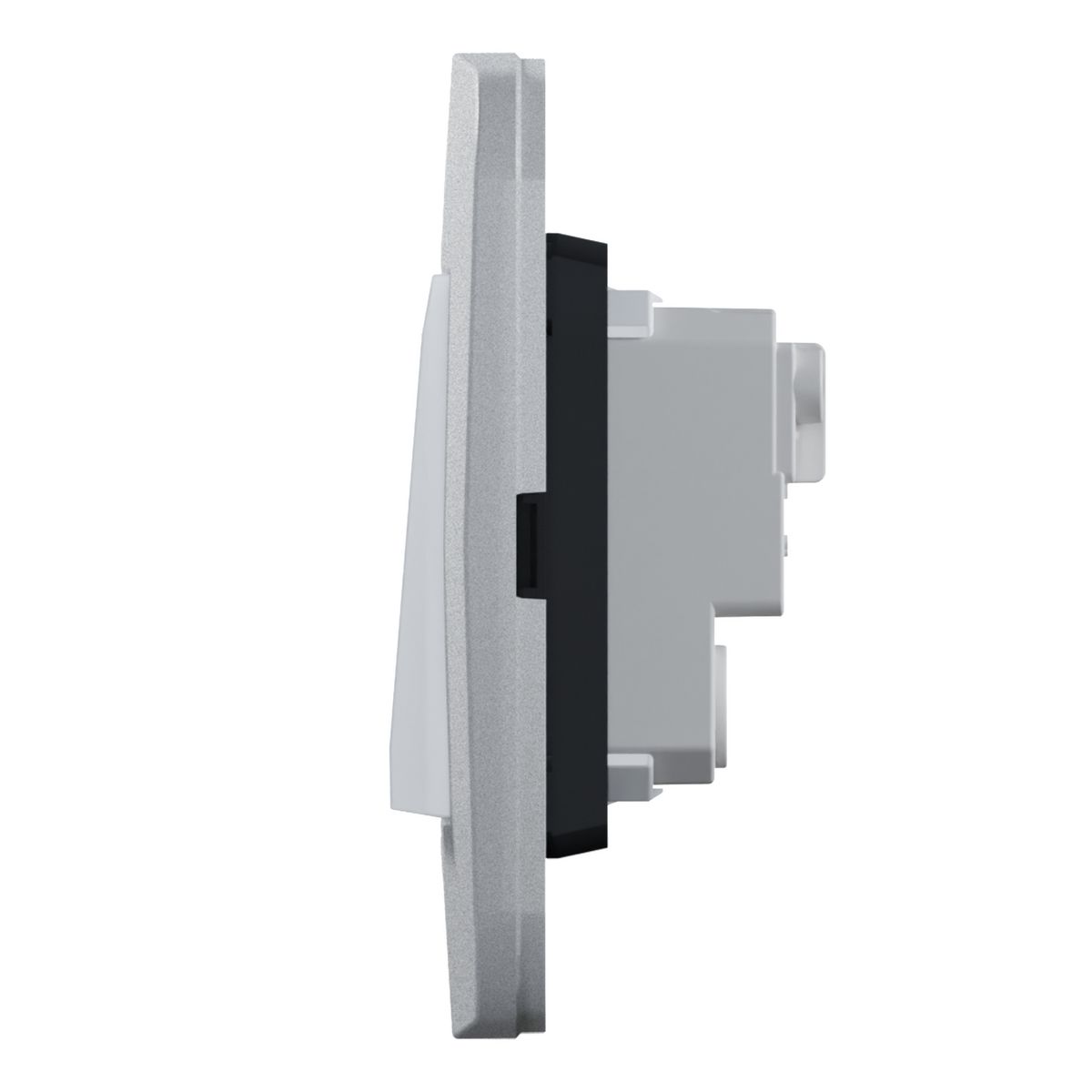 ABB - Interruptor Doble 1M+1M Plata Origen Abb