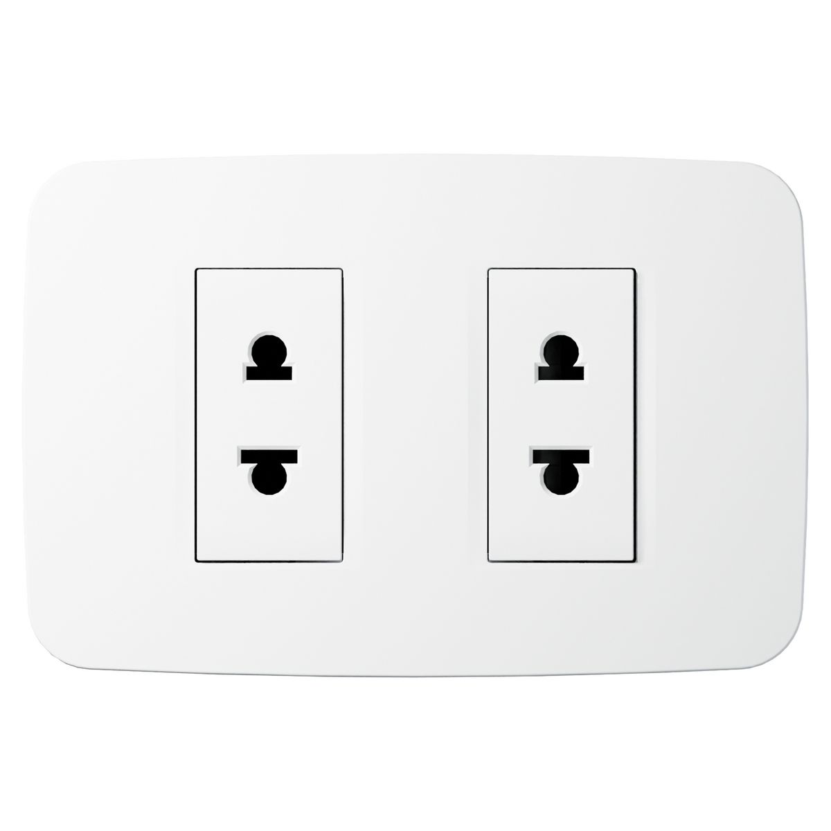 ABB - Tomacorriente Duplex 3M Euroamericano Blanco Origen Abb