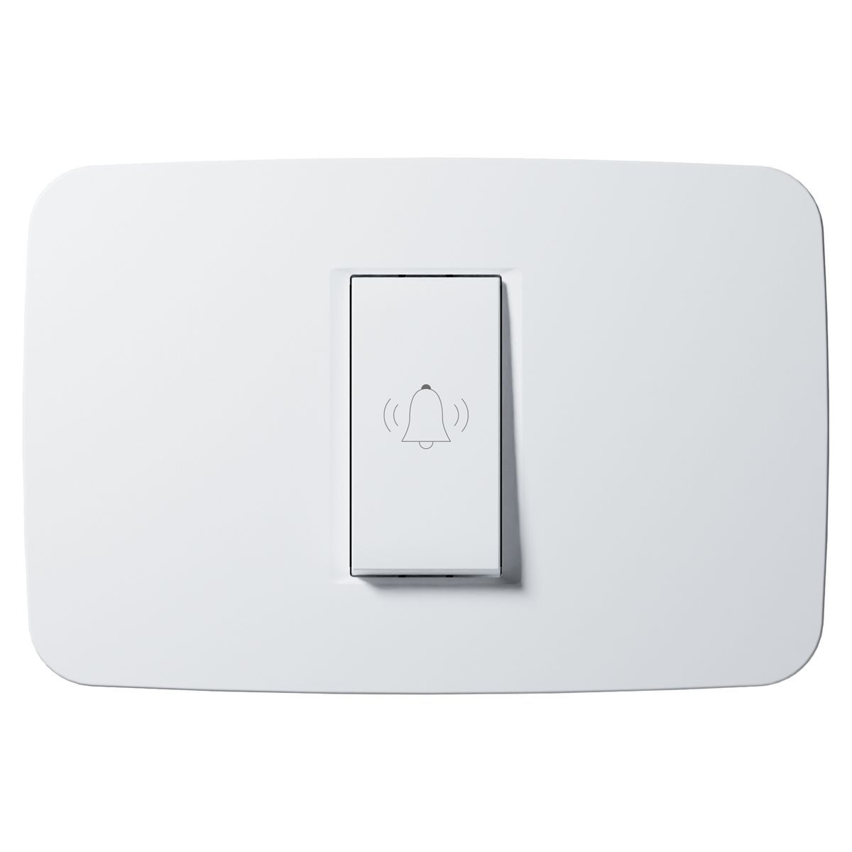 ABB - Pulsador Simple 1M Blanco Origen Abb